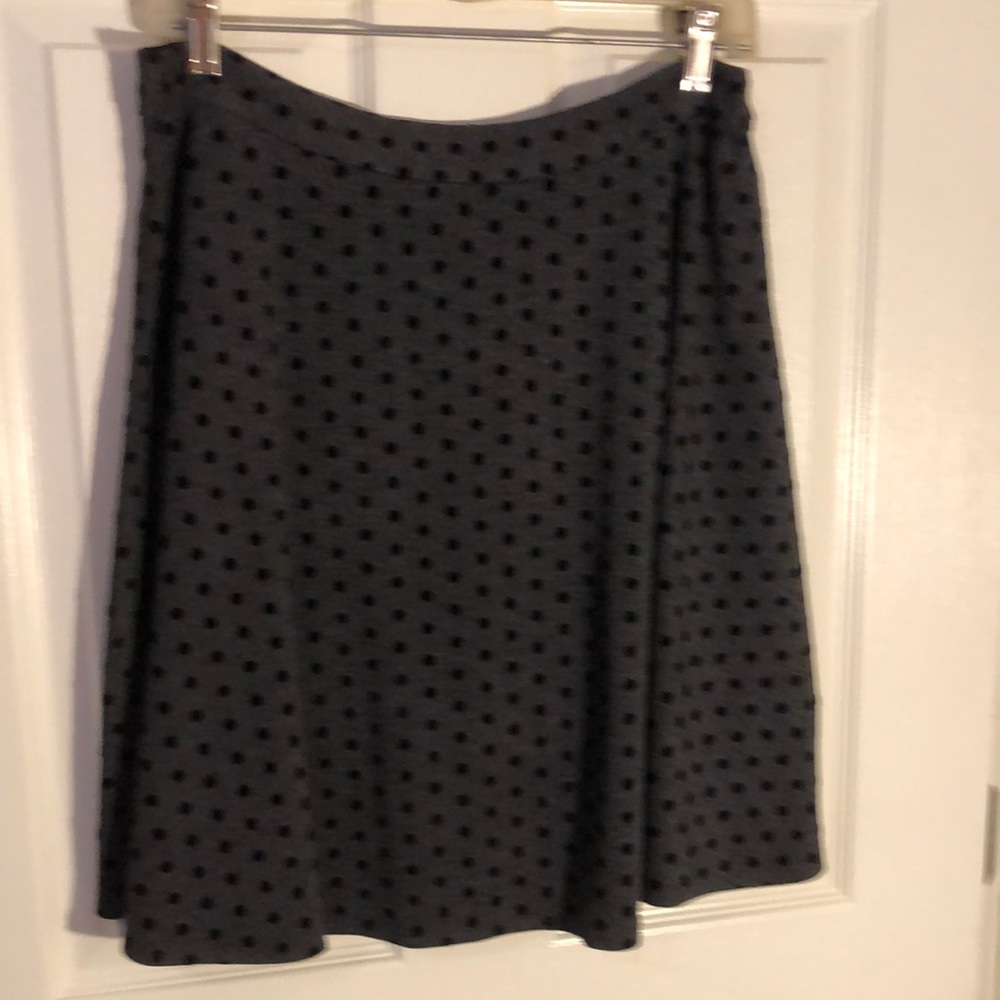 Women's A line polka dot skirt